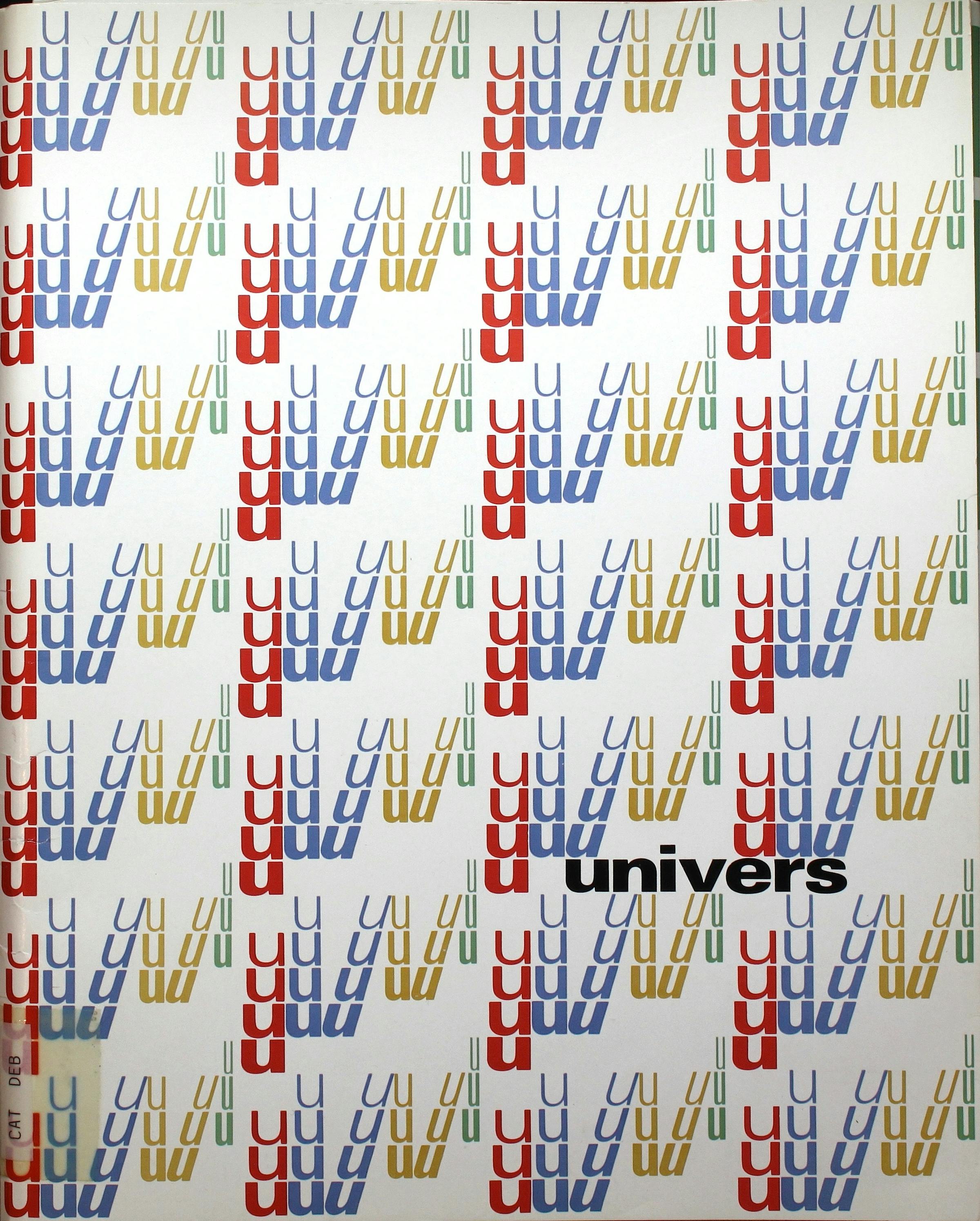 Deberny et Peignot’s “Univers”, 1957