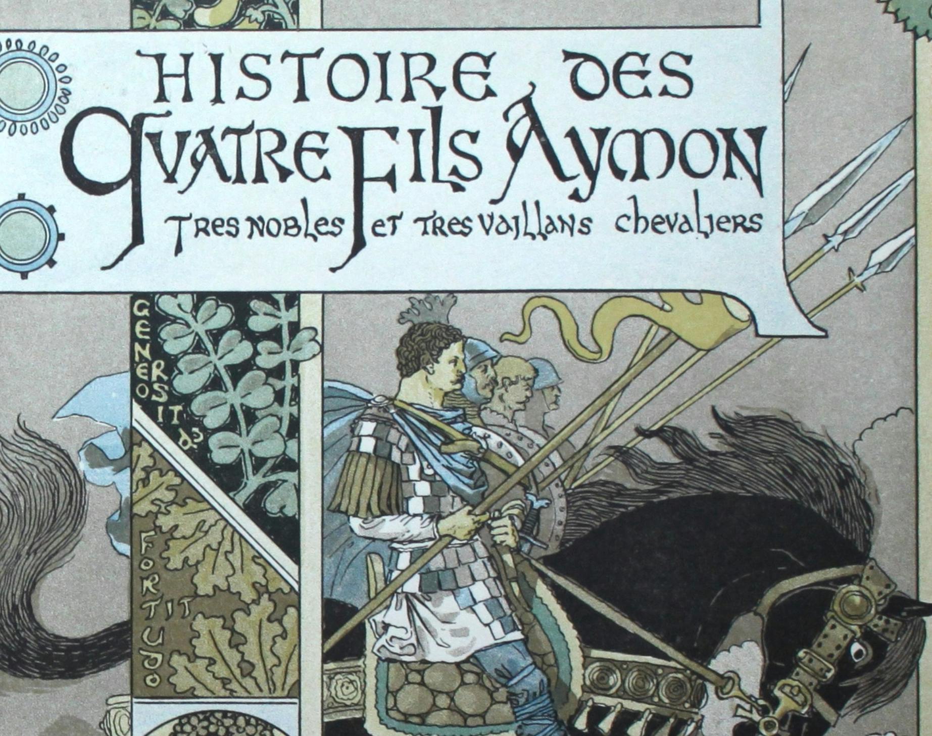 Grasset’s Histoire des Quatre Fils Aymon