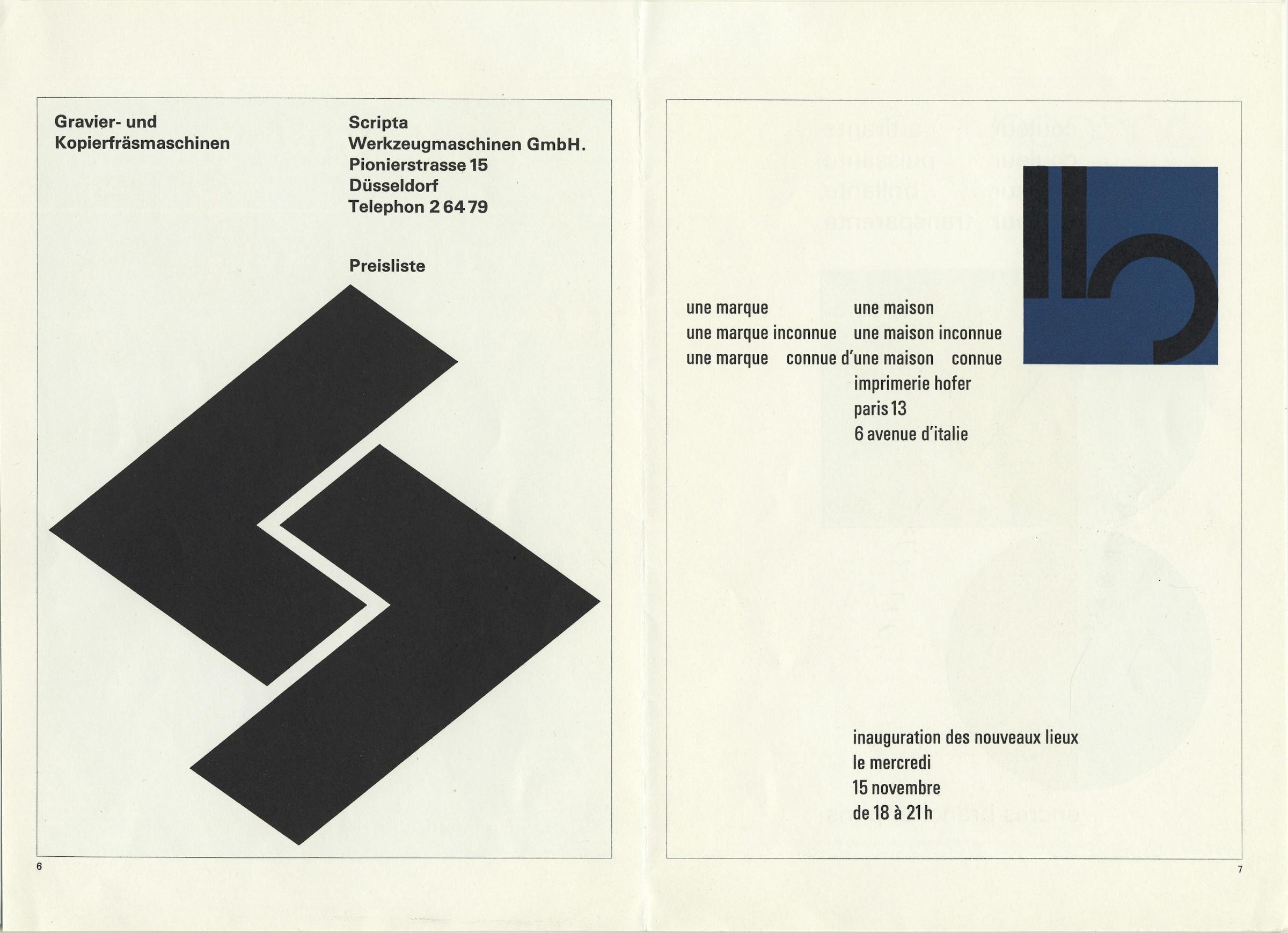 Atelier Adrian Frutiger, Paris: Brands & typography, the fusion of design and corporate identity in the 1960s