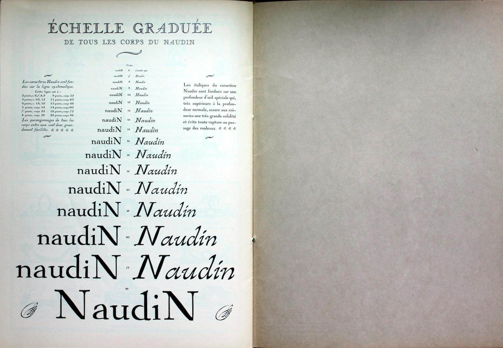 Deberny et Peignot’s “Naudin”, 1924