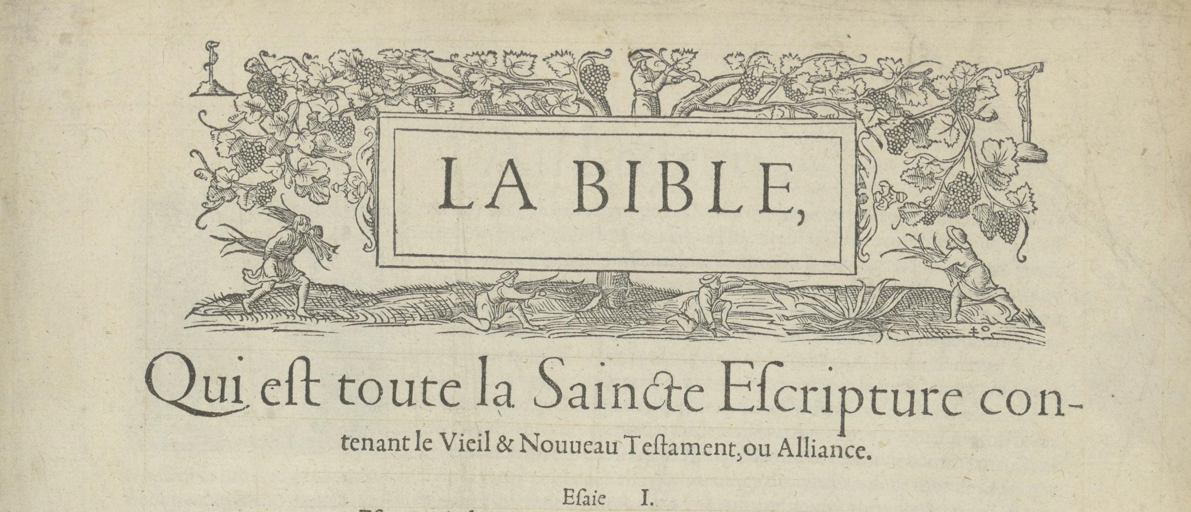 Robert Estienne’s 1553 Bible