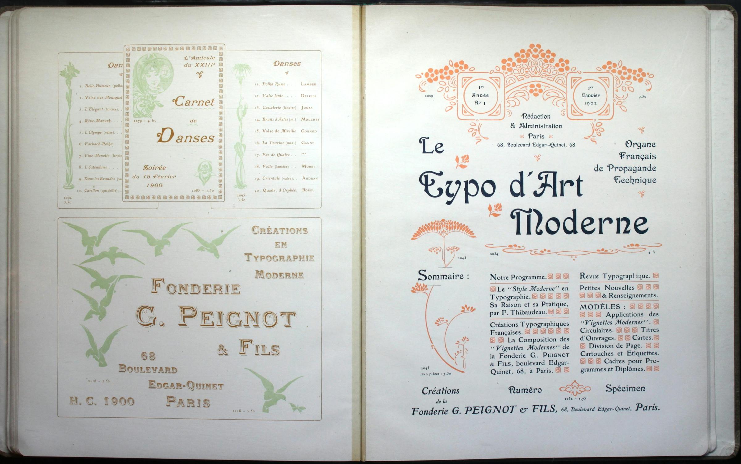 Francis Thibaudeau and the art nouveau movement in typography: innovations and impacts in early 20th century French printing